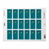 Sucky Kerstmis zonder je octopus Etiket (Full Sheet)