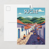 Sucre Bolivia Reizen Briefkaart (Voorkant / Achterkant)