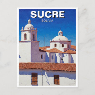 Sucre Bolivia Reizen Briefkaart