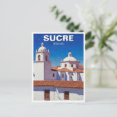 Sucre Bolivia Reizen Briefkaart (Staand voorkant)