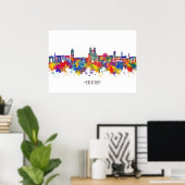 Sucre Bolivia Skyline Poster (Thuiskantoor)