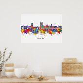 Sucre Bolivia Skyline Poster (Keuken)
