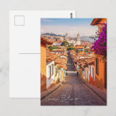 Sucre Bolivia Travel Waterverf Briefkaart (Voorkant / Achterkant)