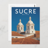 Sucre Bolivia White City Colonial Architecture Briefkaart (Voorkant / Achterkant)