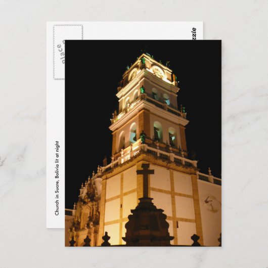 sucre kerk briefkaart (Voorkant / Achterkant)