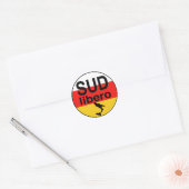 Sud Libero Ronde Sticker (Envelop)