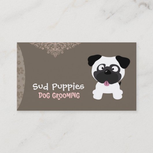 Sud Puppies - Dog Grooming Visitekaartje (Voorkant)
