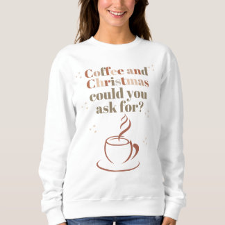 Sudadera Amantes del Café y la Navidad Trui