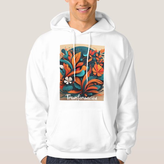 Sudadera Arte Simbólico Transformación Natural Hoodie (Voorkant)