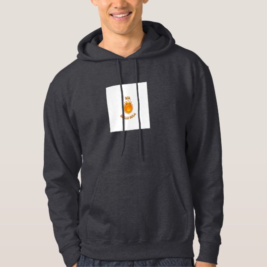 Sudadera Básica con Capucha “Sol Brillo Sola” Hoodie (Voorkant)