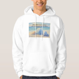 Sudadera caracolas de Mar con Versículo Romanos Hoodie