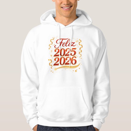 Sudadera con Capucha Básica con Diseño 2025–2026 | Hoodie (Voorkant)