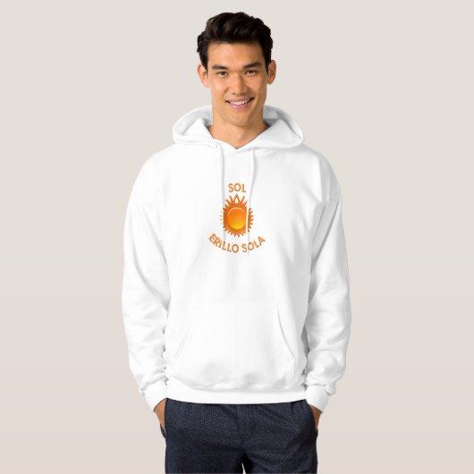 Sudadera con Capucha Básica con Logo Sol Brillo So Hoodie (Voorkant volledig)