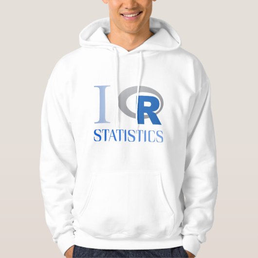 Sudadera con capucha de I love R Statistics Hoodie (Voorkant)