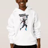 Sudadera con capucha de niño Locura del Baloncesto (Voorkant)