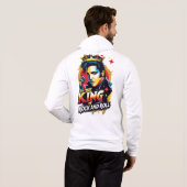 Sudadera con cremallera The King of Rock and Roll Hoodie (Achterkant volledig)