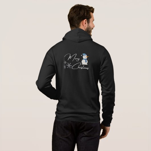 Sudadera con estampado de muñeco de nieve hoodie (Achterkant volledig)