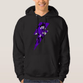 Sudadera cool rayo camuflaje Violeta Hoodie (Voorkant)