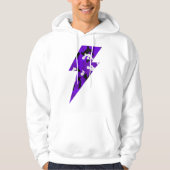 Sudadera cool rayo camuflaje Violeta Hoodie (Voorkant)