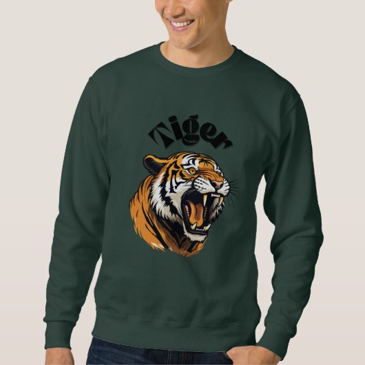 Sudadera cuello redondo Tiger unisex Trui (Voorkant)