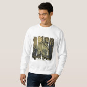 Sudadera de Halloween con Luna y Tumba Trui (Voorkant volledig)