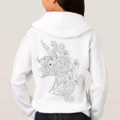 Sudadera de unicornio para niña (Achterkant)
