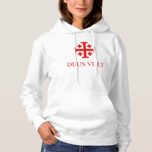 Sudadera Deus vult - orden del Santo Sepulcro Hoodie (Voorkant)