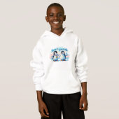 Sudadera divertida de pingüinos para niño (Voorkant volledig)