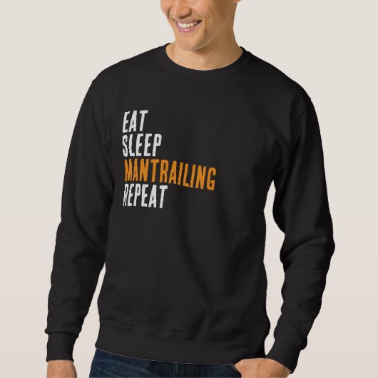 Sudadera Eat, Sleep, Mantrailing - Add Your Dog's Trui (Voorkant)