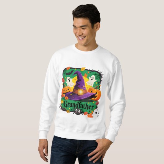 Sudadera Estilo Halloween para Abuelo Trui (Voorkant volledig)