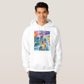 Sudadera guitarra en la playa  hoodie (Voorkant volledig)