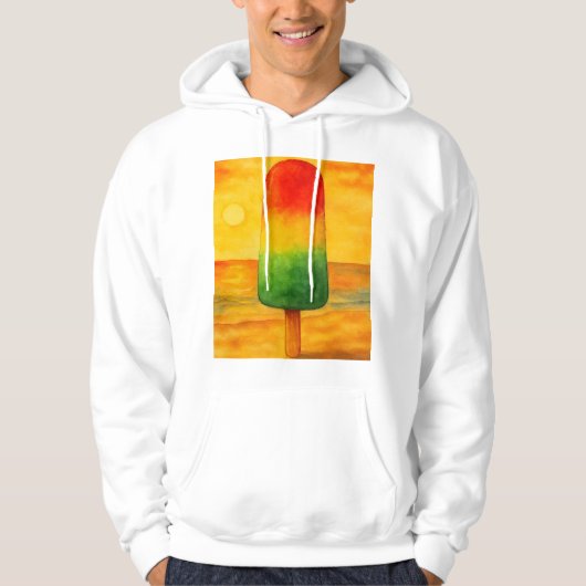 Sudadera helado en la playa hoodie (Voorkant)