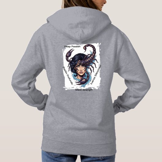 Sudadera Hoodie Lady Escorpio (Achterkant)