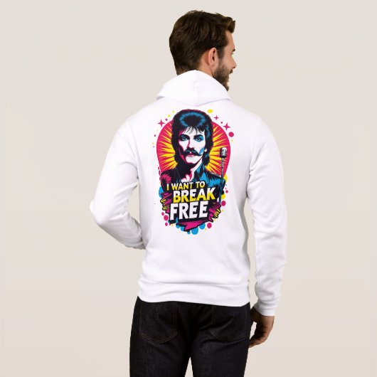 Sudadera I Want to Break Free Hoodie (Achterkant volledig)