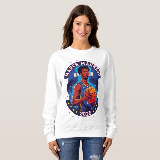 Sudadera magas largas mujer baloncesto trui (Voorkant volledig)