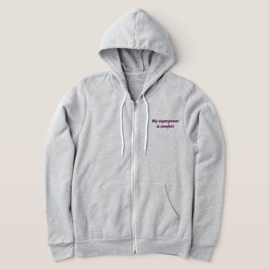 Sudadera Mujer " Mi superpoder es la comodidad" Hoodie (Laagn)