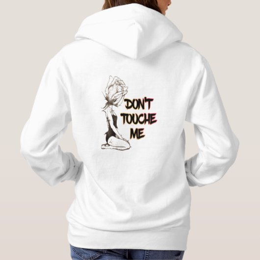 sudadera no me tocas hoodie (Achterkant)