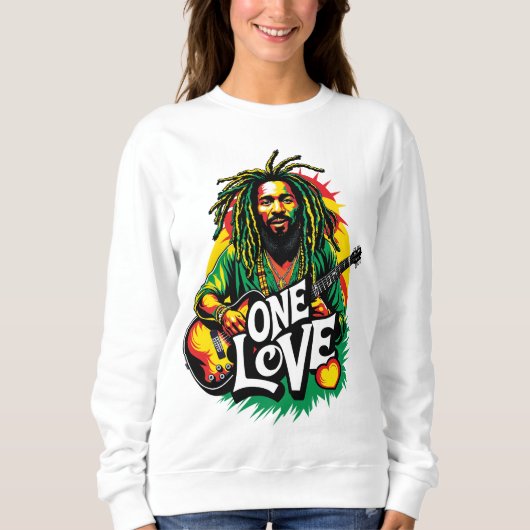 Sudadera One Love el Rey del Reggae Trui (Voorkant)