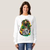 Sudadera One Love el Rey del Reggae Trui (Voorkant volledig)
