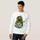 Sudadera One Love el Rey del Reggae Trui (Voorkant volledig)