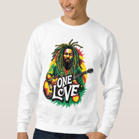 Sudadera One Love el Rey del Reggae Trui (Voorkant)
