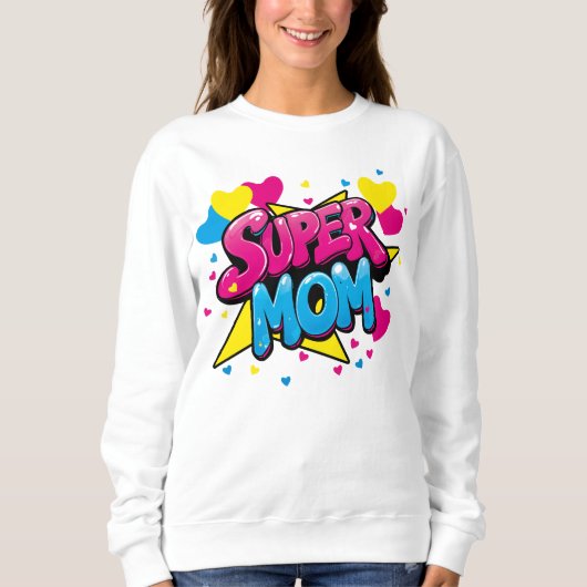 Sudadera para Super Mamá Trui (Voorkant)