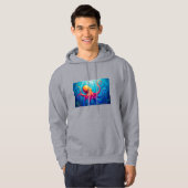 Sudadera pulpo colorido  hoodie (Voorkant volledig)