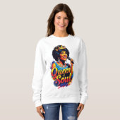 Sudadera  Queen of Soul Trui (Voorkant volledig)