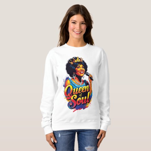 Sudadera  Queen of Soul Trui (Voorkant volledig)