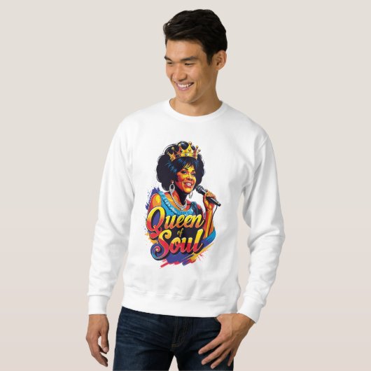 Sudadera  Queen of Soul Trui (Voorkant volledig)
