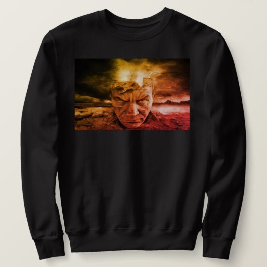 sudadera sencilla con hermoso estampado trui (Design voorkant)