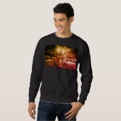 sudadera sencilla con hermoso estampado trui (Voorkant volledig)