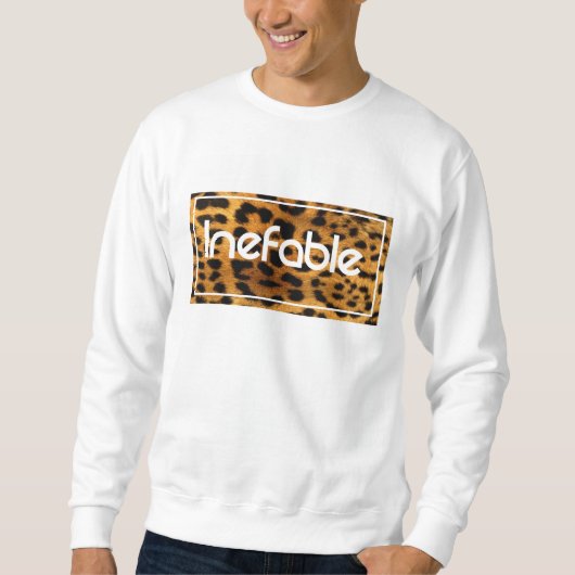 Sudadera sweatshirt ANIMAL básica logo INEFABLE (Voorkant)