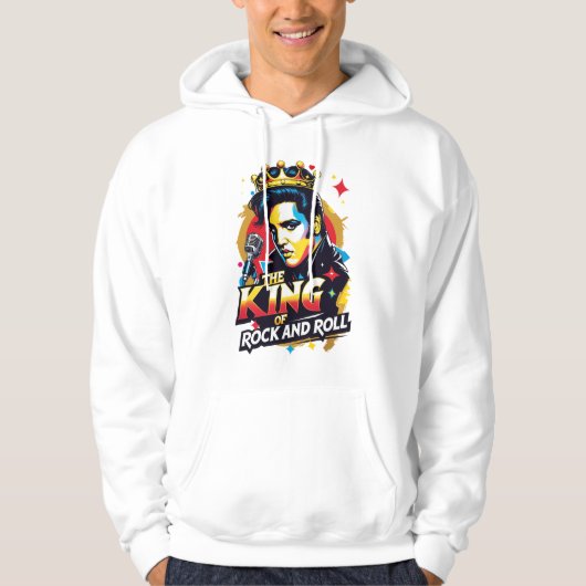Sudadera The King of Rock and Roll Hoodie (Voorkant)